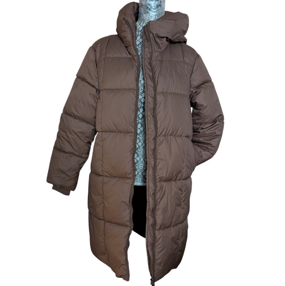 BAMULAN FASHION CLASSIC Brown Puffer Coat